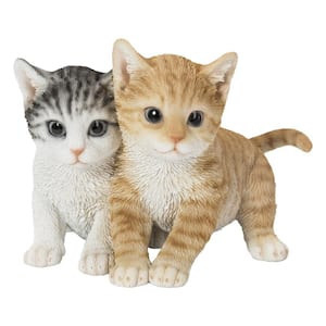 Kittens Sitting together Statues
