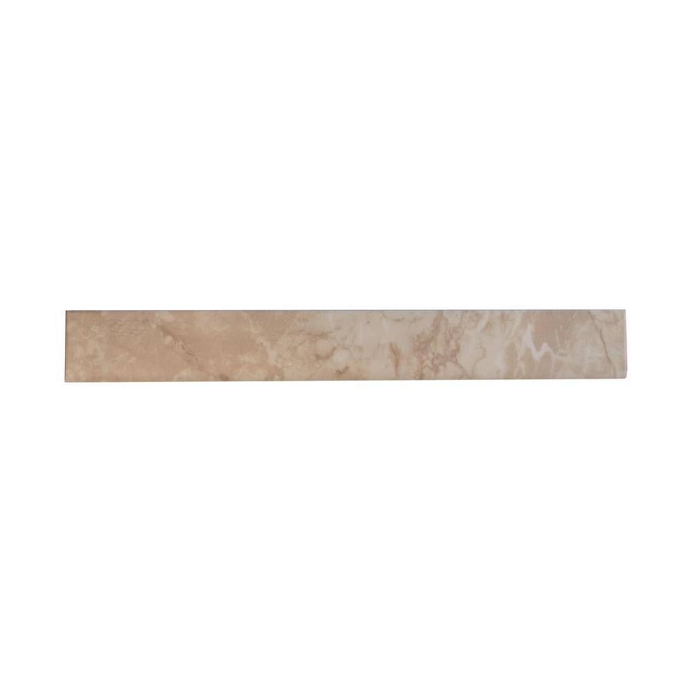 MSI Cancun Beige Bullnose 3 in. x 24 in. Matte Ceramic Wall Tile (20