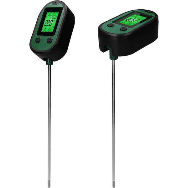 Oyezvary Multifunctional Soil PH Meter with High Accuracy Soil, Temperature, Light Meter for Indoor and Outdoor Garden Planting