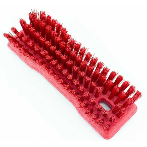8.5 in. Short-Handled Scrub Brush with Non-Scratch Soft Bristles