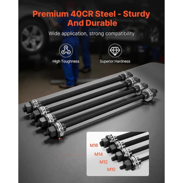 VEVOR 26 PCS Pull and Press Sleeve Kit, Steel Bush Bearing Removal