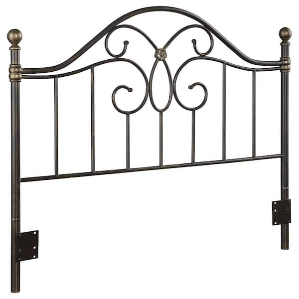 Bailey Black Queen or Full Headboard Type with Open Metal Frame
