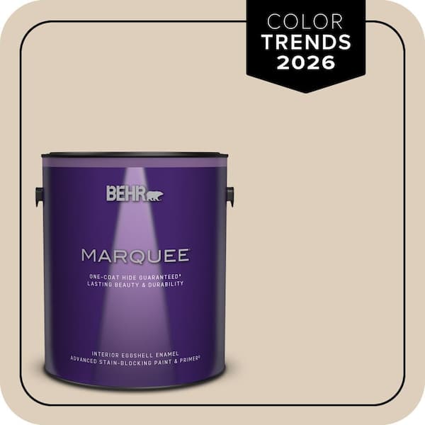 BEHR MARQUEE 1 gal. #MQ3-11 Dainty Lace One-Coat Hide Eggshell Enamel Interior Paint & Primer