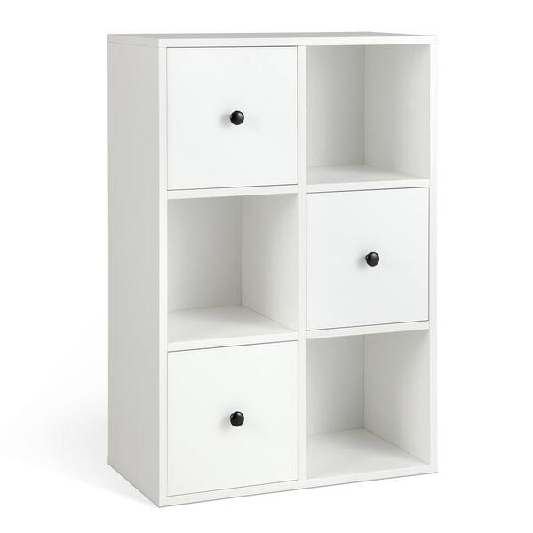 thumbnail image 2 of White Modular Cube Storage Shelf - Versatile Shelving Unit For Books, Baskets & Home Organization 2 of 5