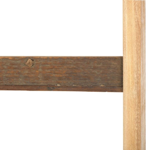 19.75 in. x 72 in. x 1.625 in. Wide Wood Blanket Ladder in Brown