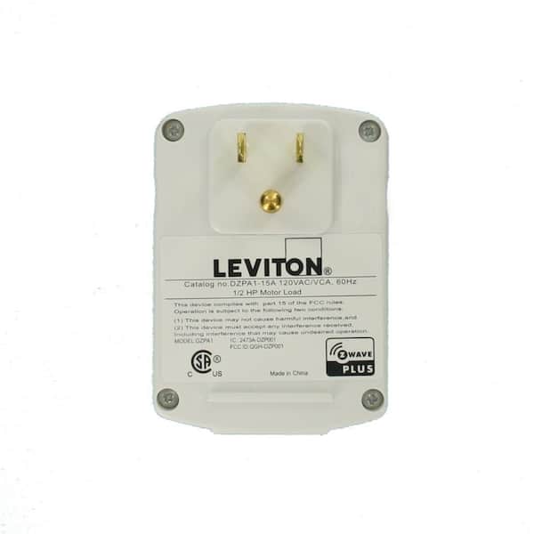 Decora Smart Plug-in Outlet, Zigbee Certified, White, DG15A-1BW