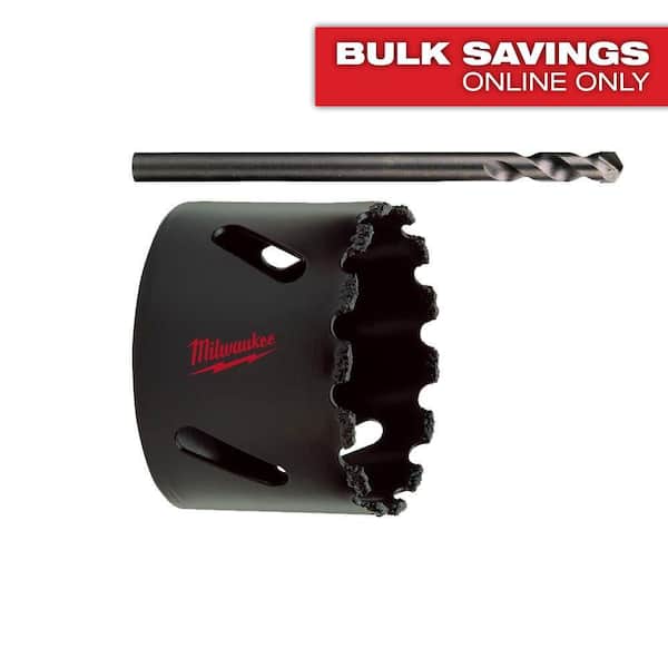 Milwaukee 1-1/4 in. Carbide Grit Hole Saw with Pilot Bit