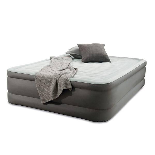 Intex PremAire I Fiber-Tech Elevated Air Mattress Bed with Built