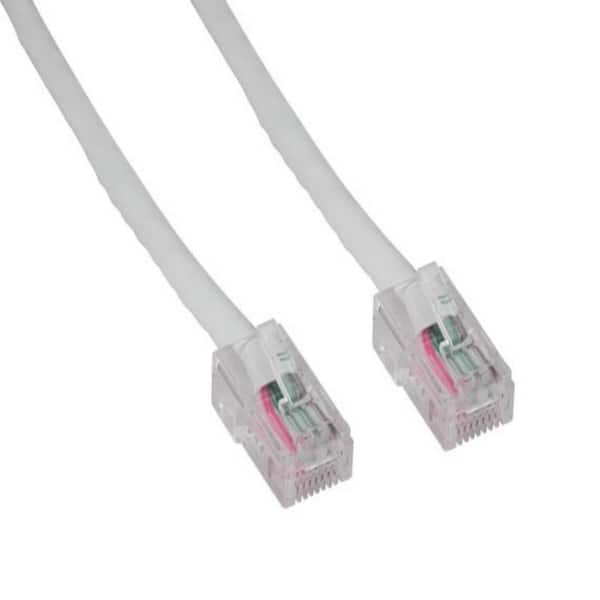 SANOXY 25 ft. Cat5e 350 MHz UTP Assembled Ethernet Network Patch Cable, White