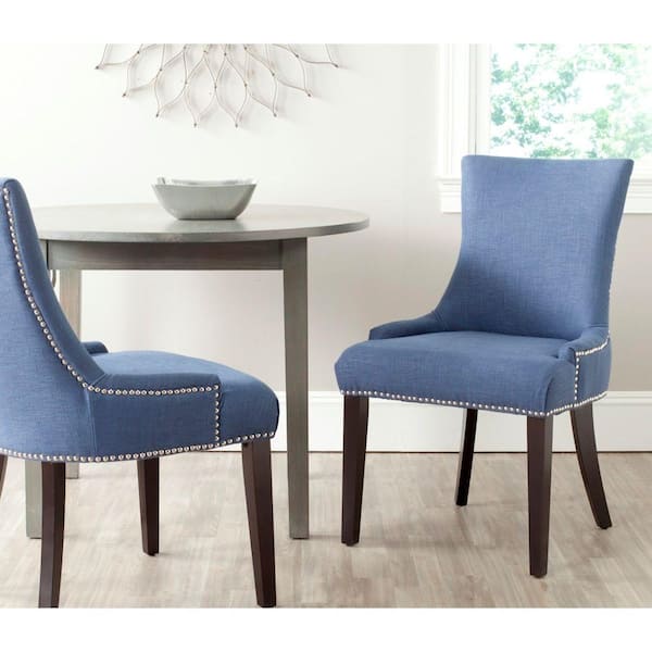 SAFAVIEH Lester Blue Dining Chair (Set of 2)