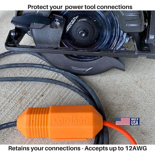 Twist and Seal Cord Protect Outdoor Extension Cord Cover and Plug  Protection, Green TSCP-G-1000 - The Home Depot