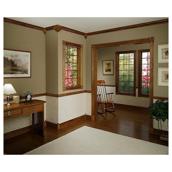 3/4 in. D x 11-1/4 in. W x 96 in. L Oak Wood Veneer 1x12 S4S Molding