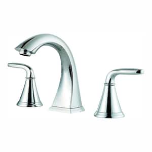 Pasadena 8 in. Widespread 2-Handle Bathroom Faucet in Polished Chrome