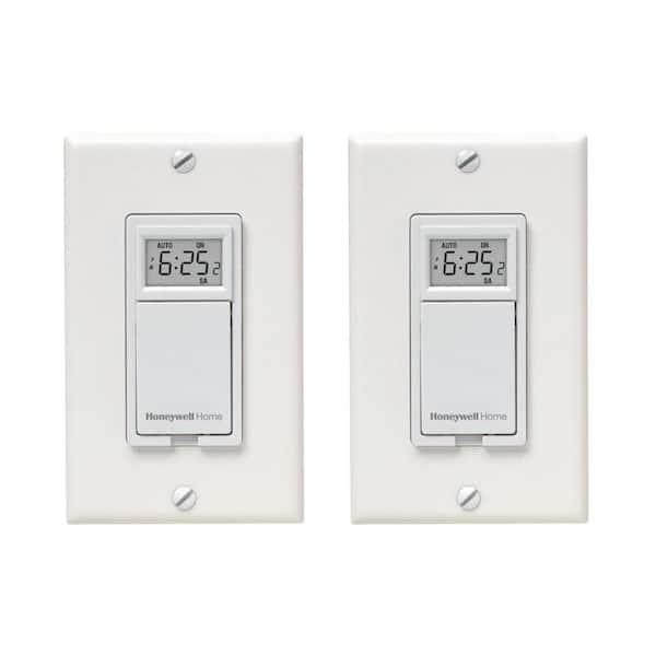 120-Volt 7-Day Programmable Indoor Light Switch Timer (2-Pack)