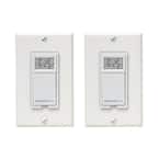 120-Volt 7-Day Programmable Indoor Light Switch Timer (2-Pack)