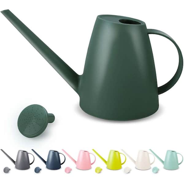 1.8L (1/2 Gal.) Dark Green Plastic Watering Can-Small Size for Indoor/Outdoor Plants, Houseplants & Garden Flowers-1Pack
