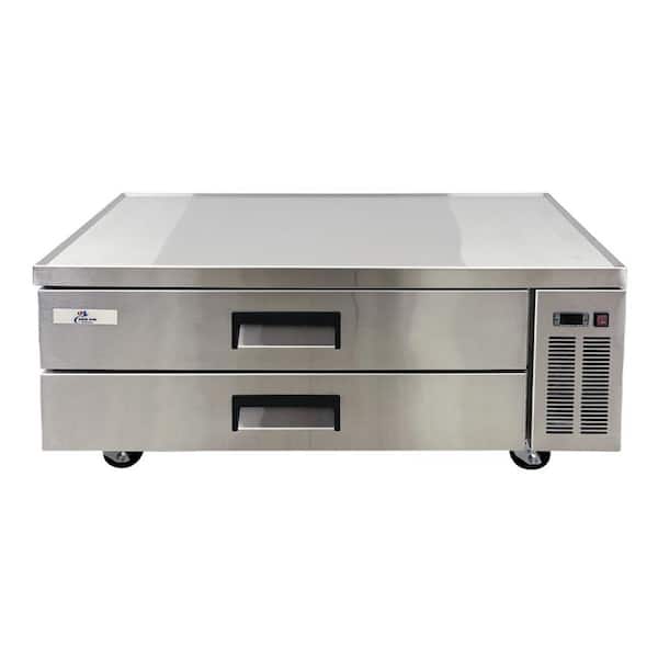 Cooler Depot 60 in. W 12.7 cu. ft. Commercial Chef Base Refrigerator Cooler in Stainless Steel