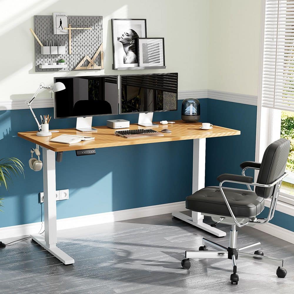 Reviews for WONDER COMFORT 40 x 24 in. Electric Oak Adjustable Height ...