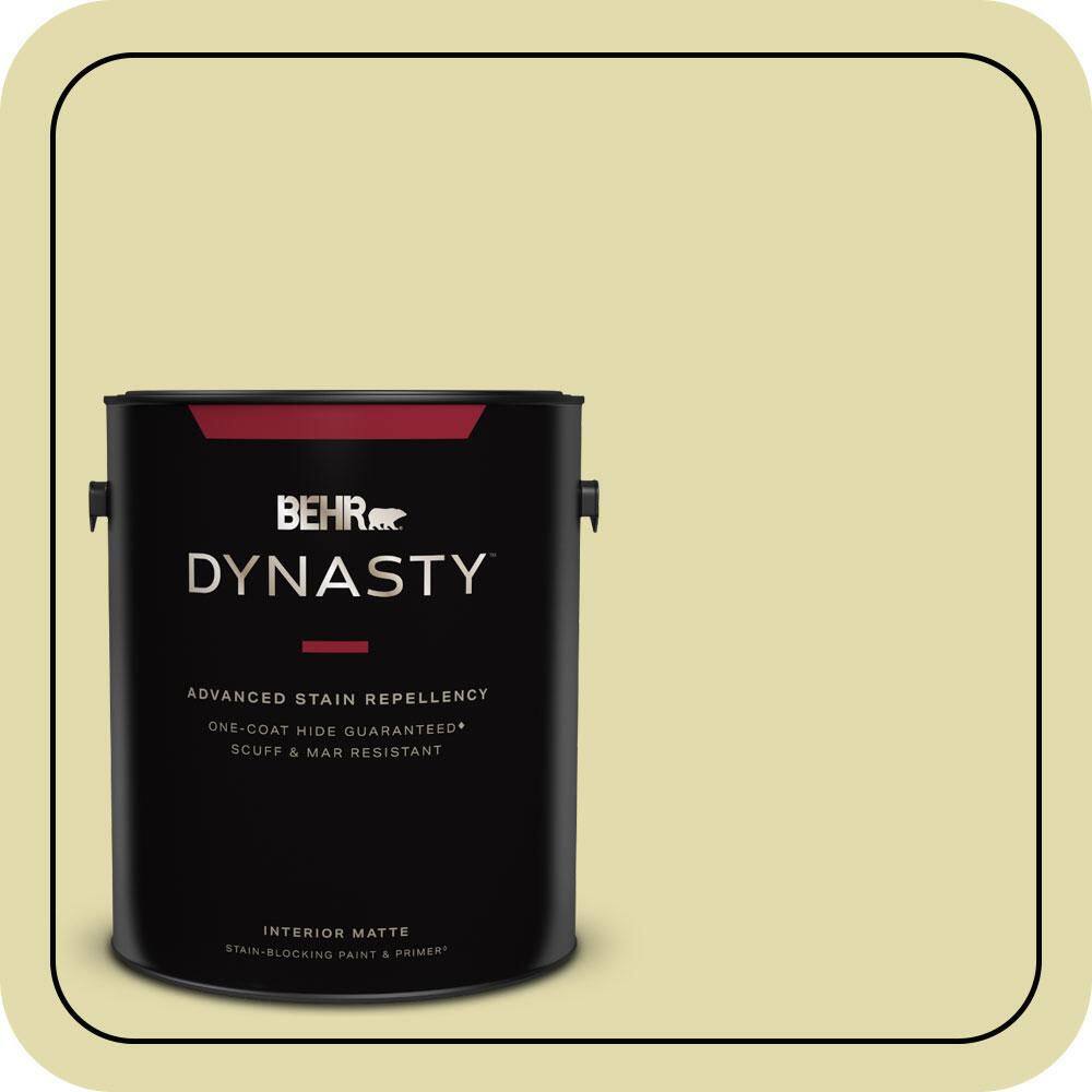 1 gal. #400C-3 Dried Palm Matte Interior Stain-Blocking Paint & Primer