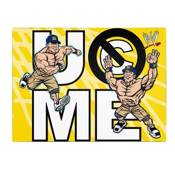 Trademark Fine Art 18 in. x 24 in. Officially Licensed John Cena WWE Kids Canvas Art