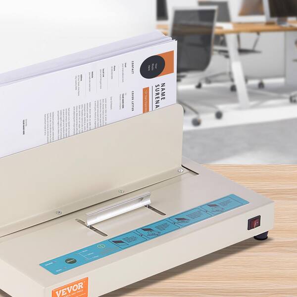 thumbnail image 2 of VEVOR Thermal Binding Machine - 400 Sheet Capacity Hot Glue Binder For A3/A4/A5 Documents 2 of 14
