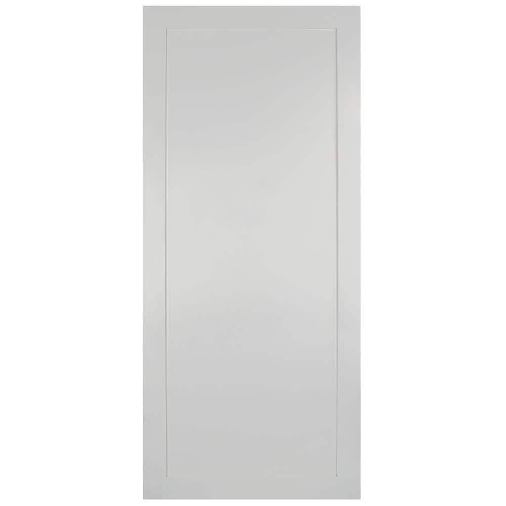 EVERMARK Expressions 37 in. x 84 in. Solid White Primed Unfinished 1 ...