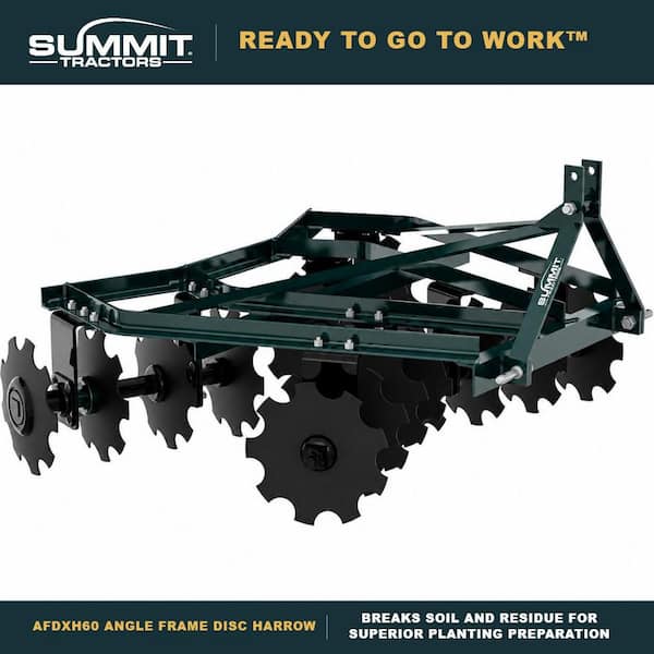 60 in. Angle Frame Disc Harrow