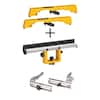 DEWALT Miter Saw Workstation Tool Mounting Brackets with Bonus Wide ...