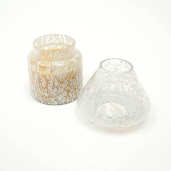 Dreamy Splutter White Scented Soy Wax Single Wick Candle 1-Pack