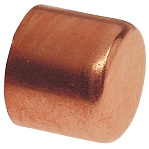 1 in. x 1 in. Copper Tube Cap Fitting (10-Pack)