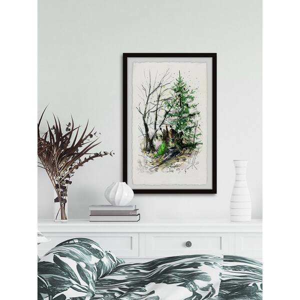 Calm of The Forest - Single Picture Frame Print Millwood Pines Size: 21 H x 21 W x 1.25 D