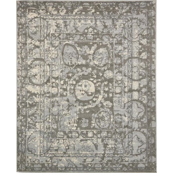 La Jolla Vintage Gray 8' 0 x 10' 0 Area Rug
