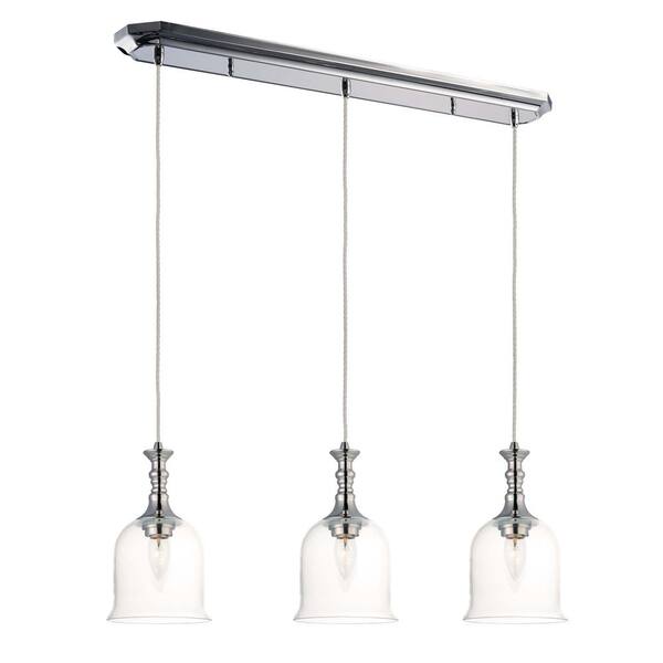 Light Polished Nickel Pendant 