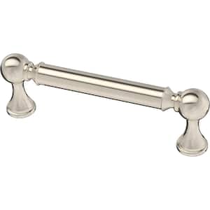 Classic Farmhouse 3-3/4 in. (96 mm) Center-to-Center Polished Nickel Cabinet Drawer Bar Pull