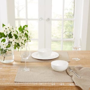 Somers 13 in. W x 17.5 in. L Natural Beige Polyester Placemat (Set of 4)