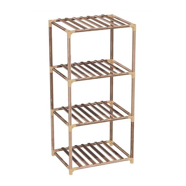 4-Tier Wood Plant Stand (17 in. H W x 47.5 in. H)