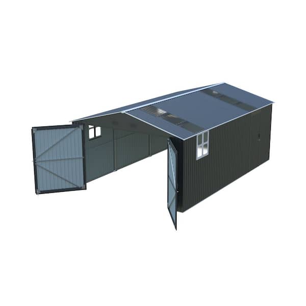 Daheat Cix, 13 ft. W x 20 ft. D, Outdoor Multifuctional Metal Shed