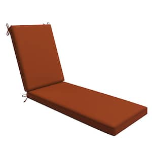 Outdoor Chair Cushions for Patio Chaise Lounge, Water and Stain Resistant Patio Cushions in red