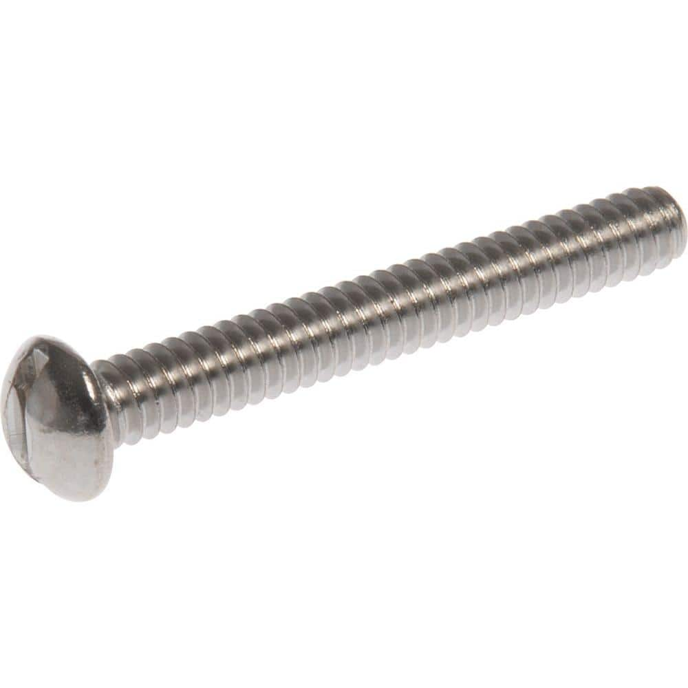 Hillman Stainless Slotted Round-Head Machine Screw (5/16