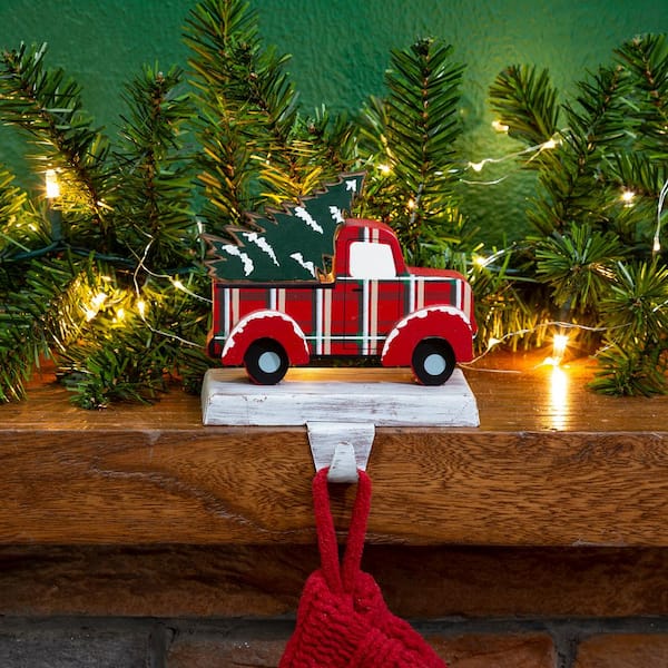 christmas truck stocking holder