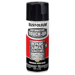 11 oz. Universal Gloss Black Touch-Up Spray Paint and Primer in One (6-Pack)