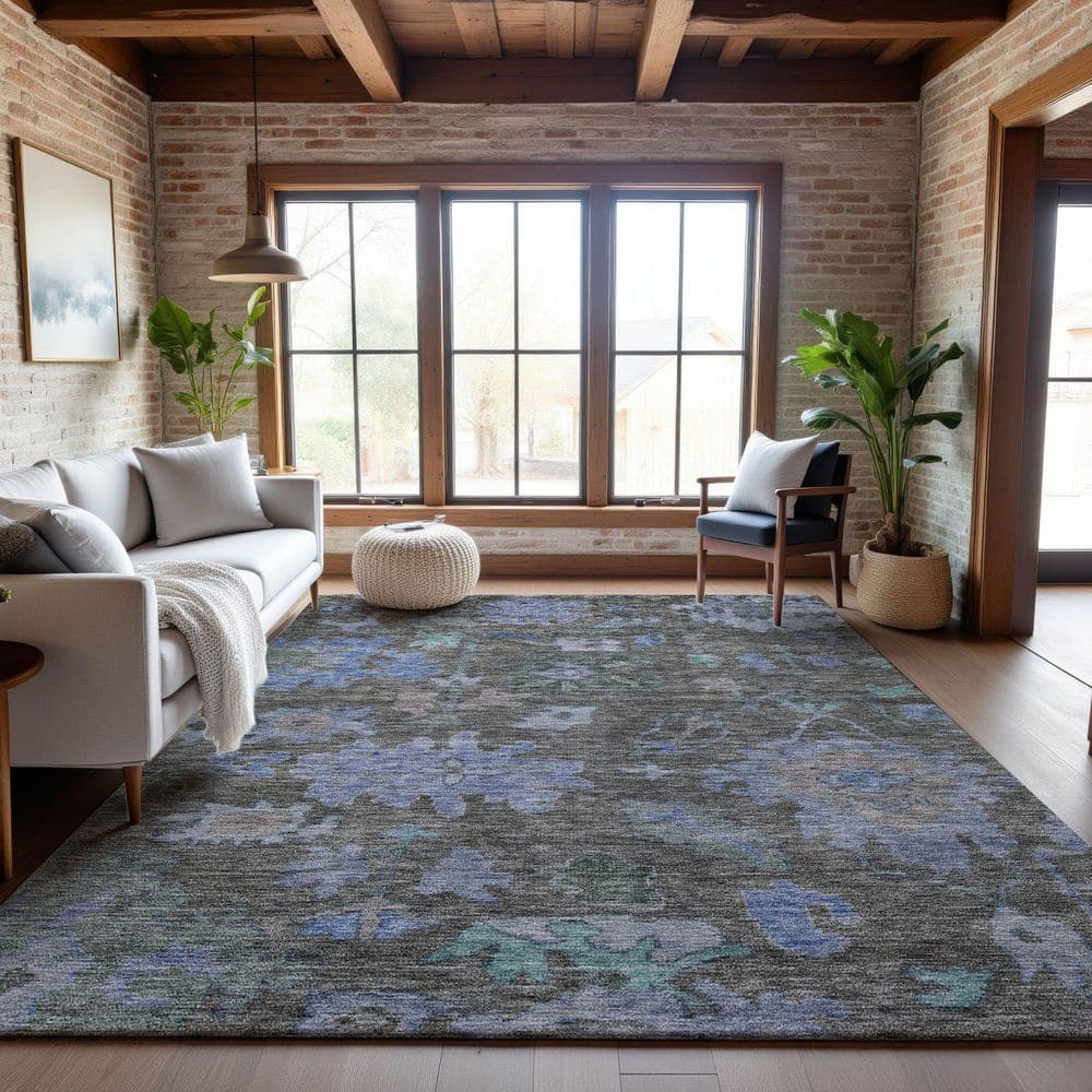 Mayfield Premium Machine Washable Abstract AMF1108 Taupe 3 ft. x 4 ft. Area Rug price history on PriceWatchPro