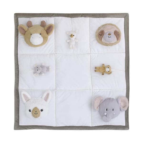 Plush tummy time store mat