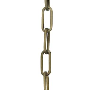48 in. Brushed Brass Square Profile Accessory Chain