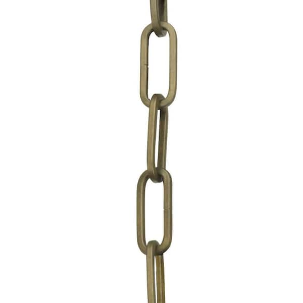 Progress Lighting 48 in. Brushed Brass Square Profile Accessory Chain
