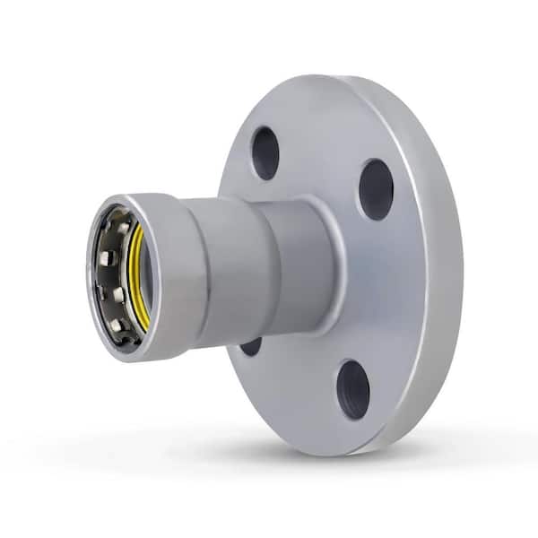 3 Carbon Steel Press Flange Fitting, HNBR Sealed, Yellow Dot – for Gas and Fuel Use