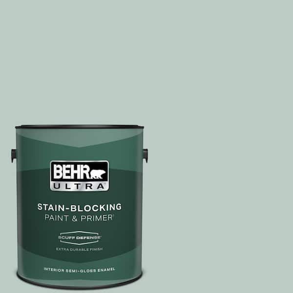 BEHR ULTRA 1 gal. Home Decorators Collection #HDC-CL-23 Soothing Spring Extra Durable Semi-Gloss Enamel Interior Paint & Primer