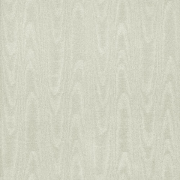 Angelina Silver Moire Wallpaper Sample