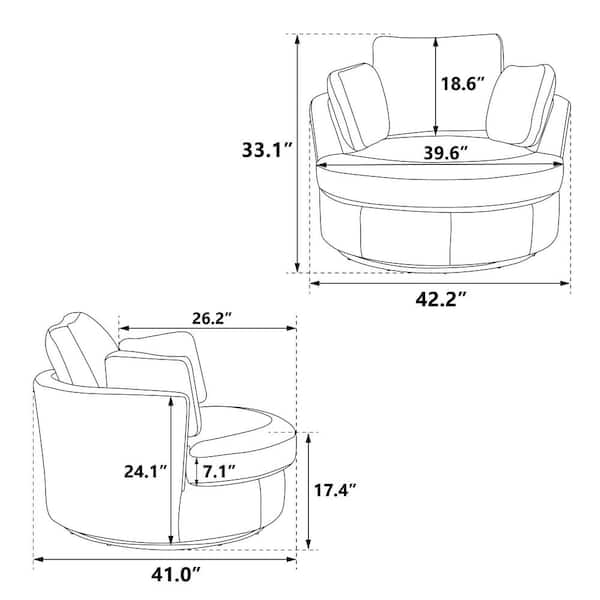 Drive Medical Padded Swivel Seat Cushion rtlagf-300 - The Home Depot