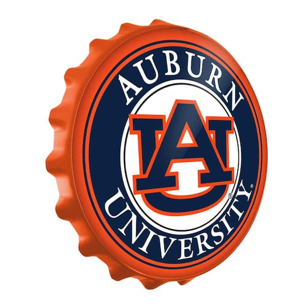 The Fan-Brand 19 in. Auburn Tigers Plastic Bottle Cap Decorative